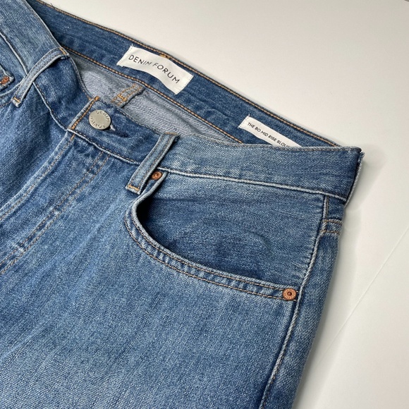 Aritzia Denim Forum Bo Mid Rise Slouchy BF Jeans Size 27 - Picture 9 of 16